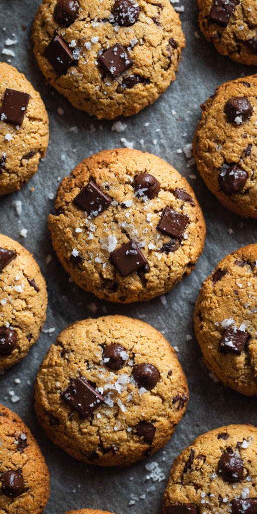 Gluten Free Almond Flour Chocolate Chip Cookies served warm with cozy spices
