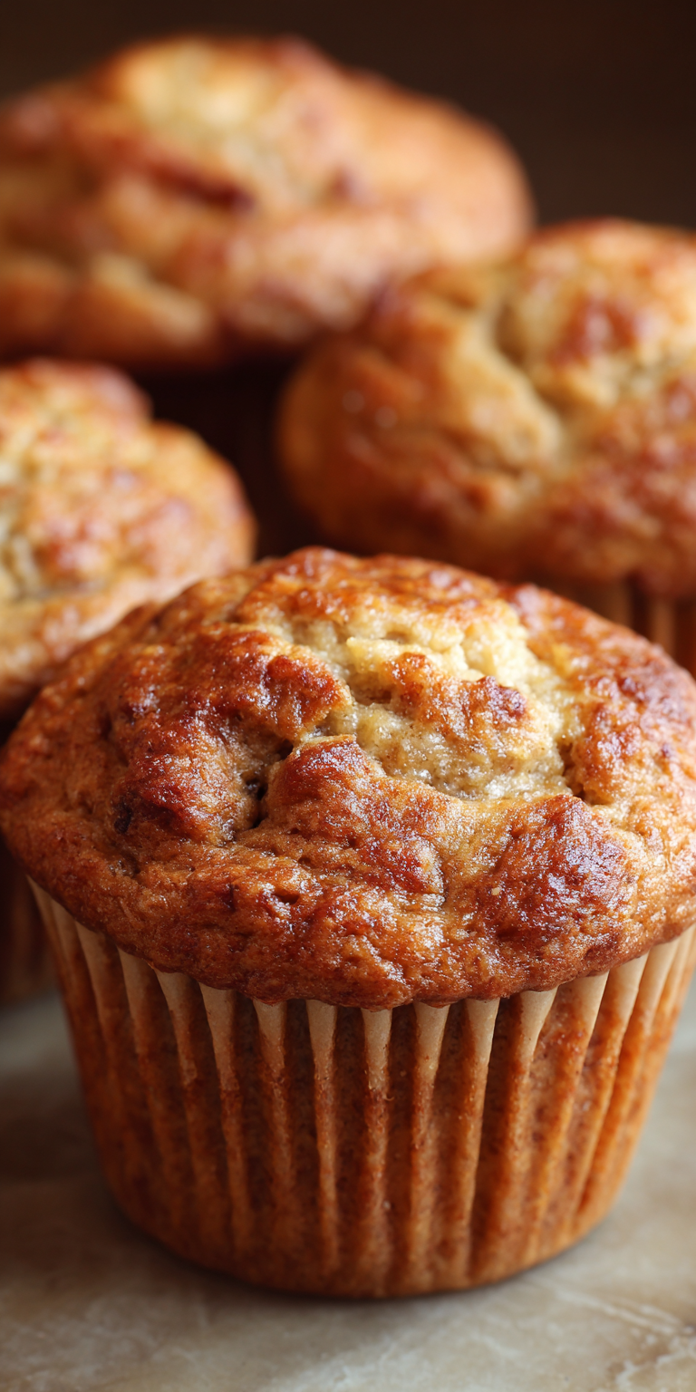 Greek Yogurt Protein Banana Muffins served warm with cozy spices