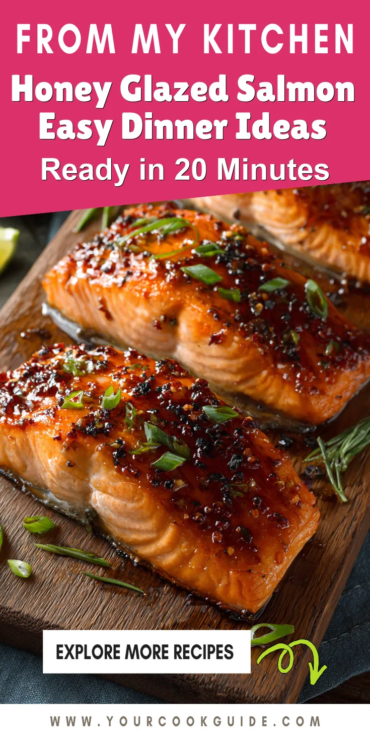 Honey Glazed Salmon Easy Dinner Ideas served warm with cozy spices