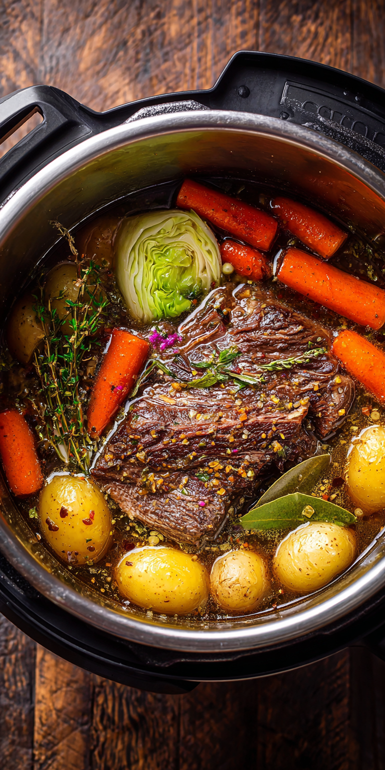 Instant Pot Corned Beef Brisket Dinner Recipe