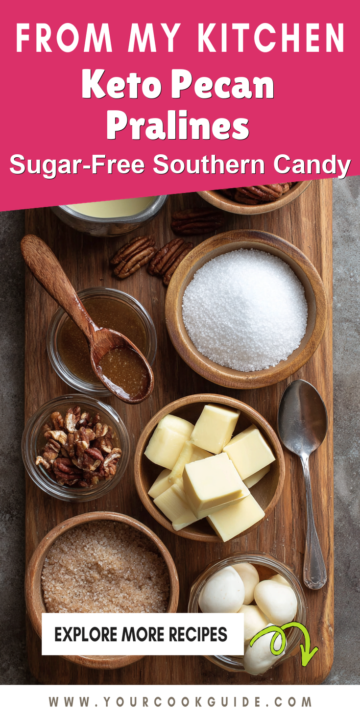 Keto Pecan Pralines served warm with cozy spices