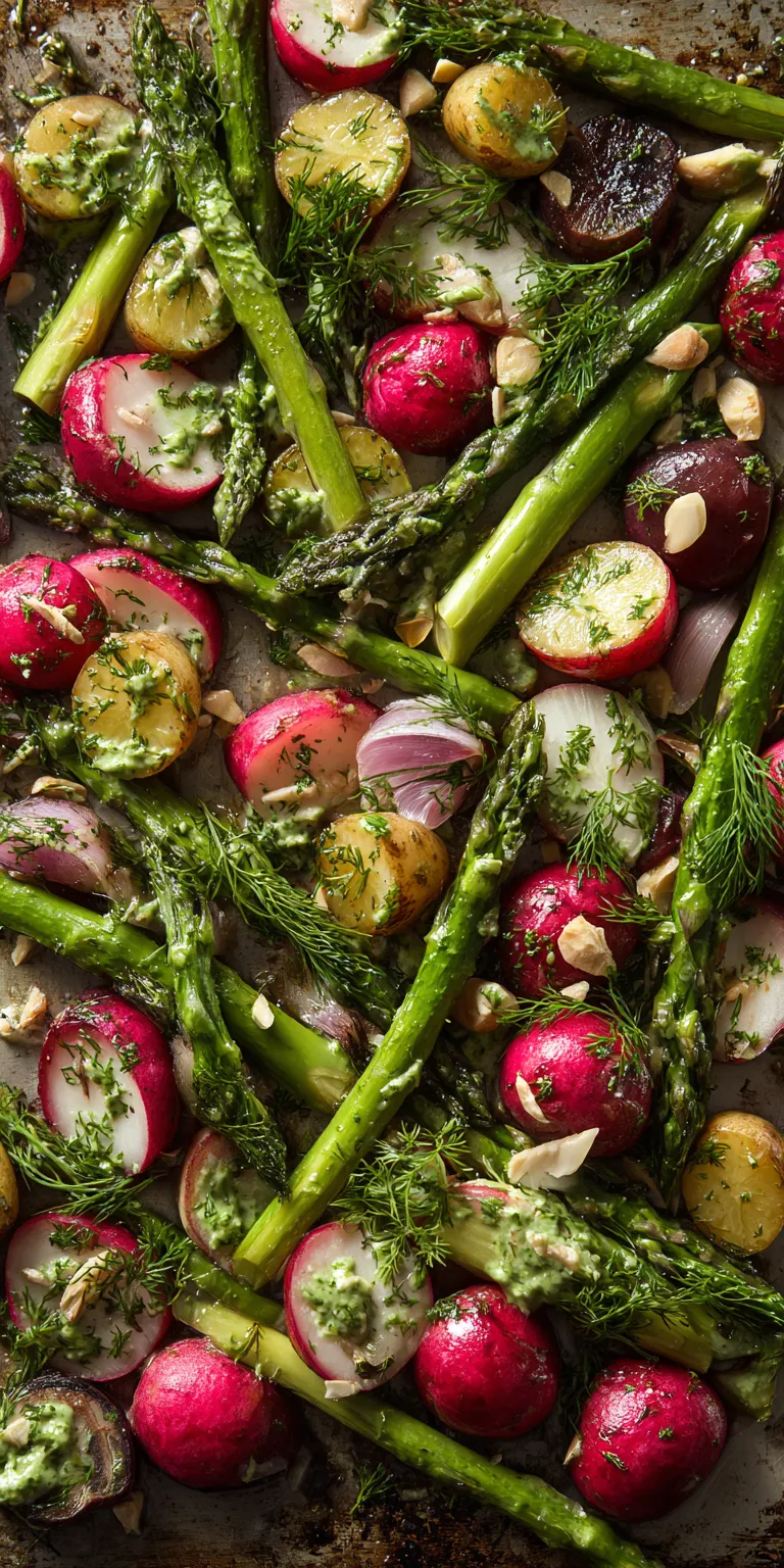 Lemon Herb Asparagus Cold Pasta Salad served warm with cozy spices