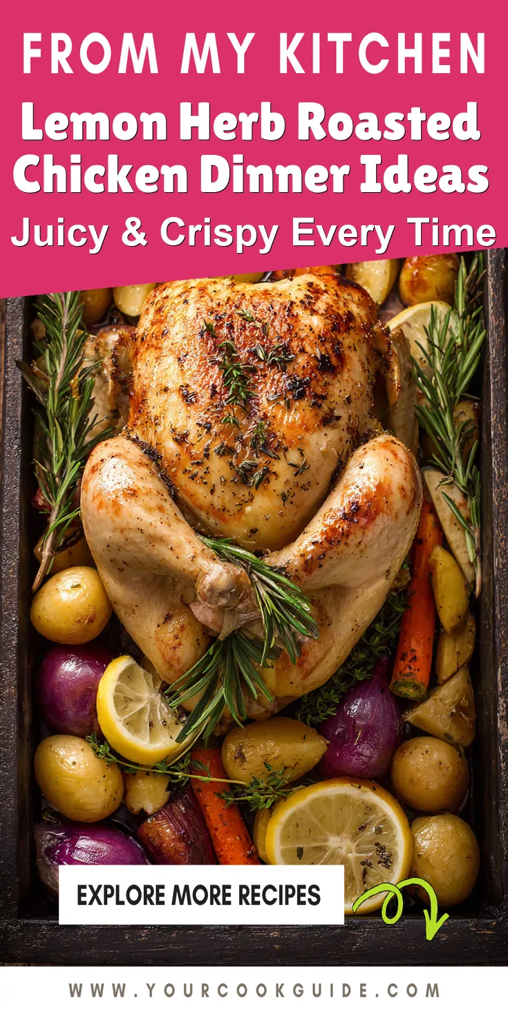 Lemon Herb Roasted Chicken Dinner Ideas served warm with cozy spices