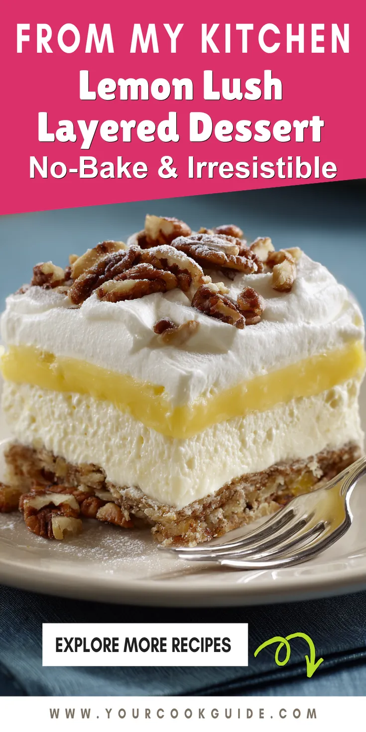 Lemon Lush Layered Dessert served warm with cozy spices