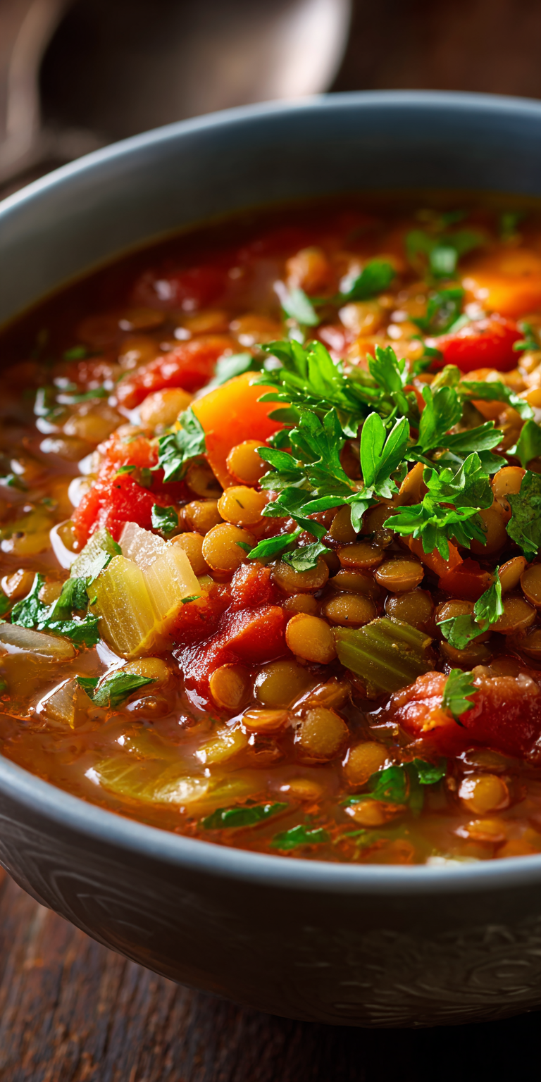 Lentil Soup Mediterranean Recipes Pot