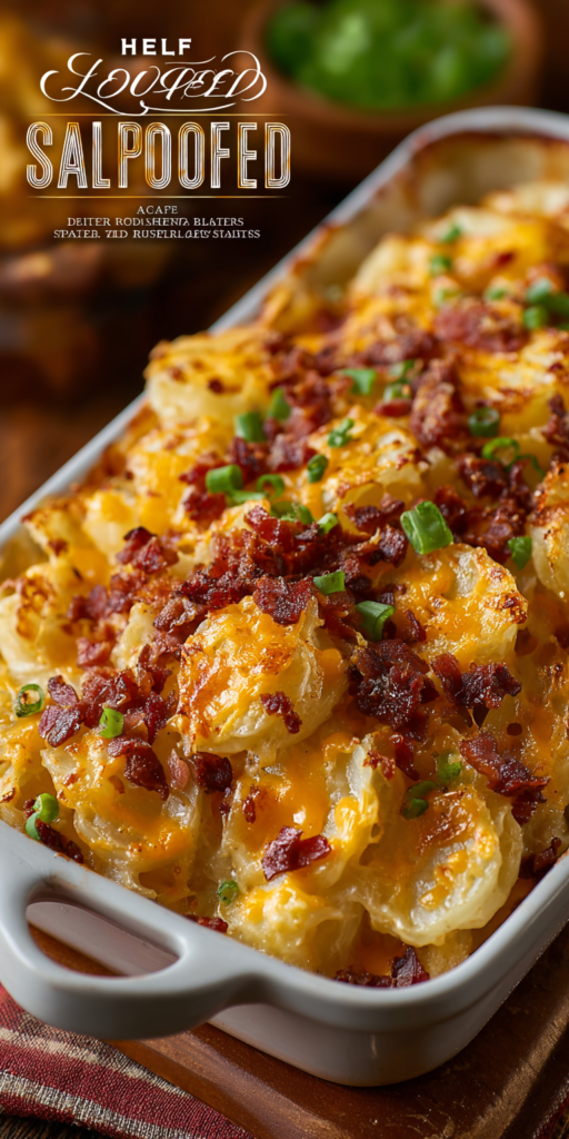 Loaded Bacon Scalloped Potatoes Recipe