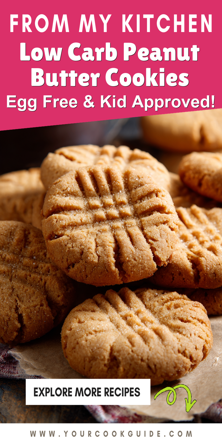Low Carb Peanut Butter Cookies served warm with cozy spices