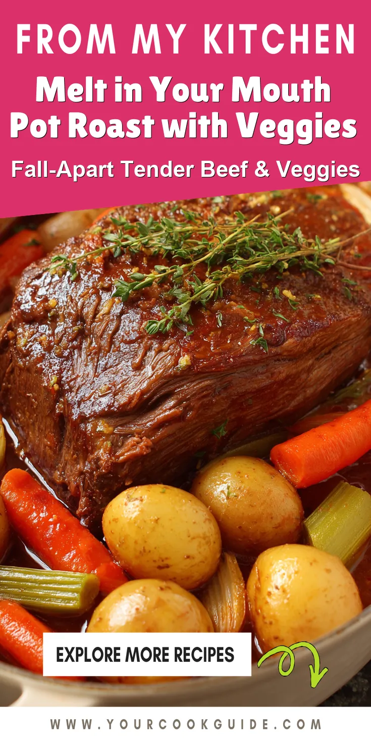 Melt in Your Mouth Pot Roast with Veggies served warm with cozy spices