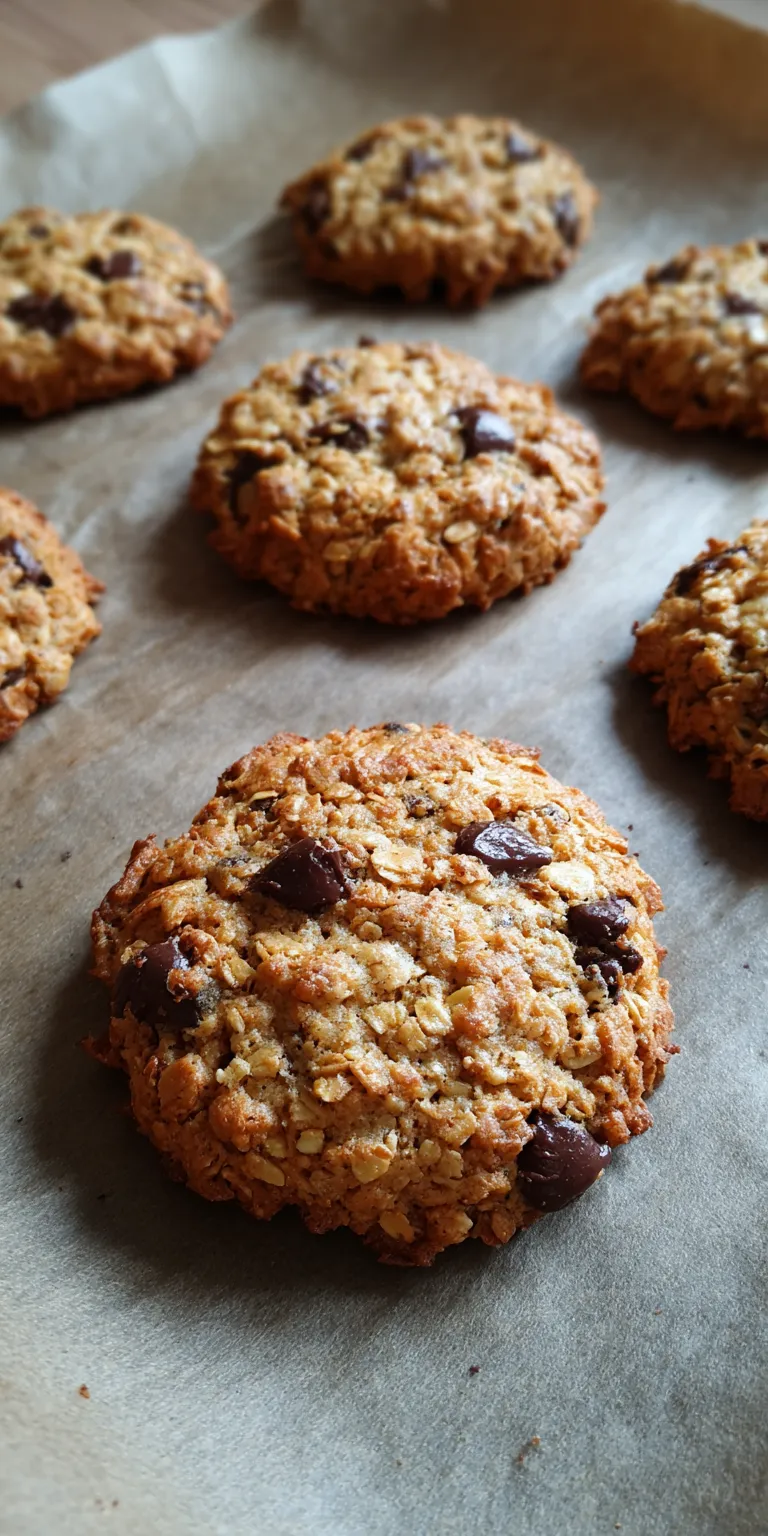 Oatmeal Chocolate Chip Cookies served warm with cozy spices