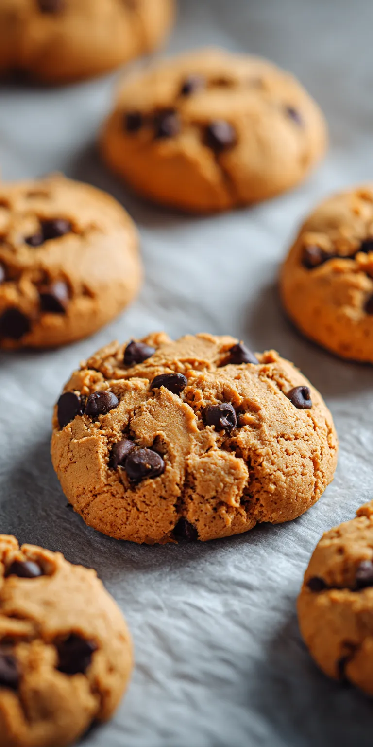 Peanut Butter Chocolate Chip Cookies served warm with cozy spices