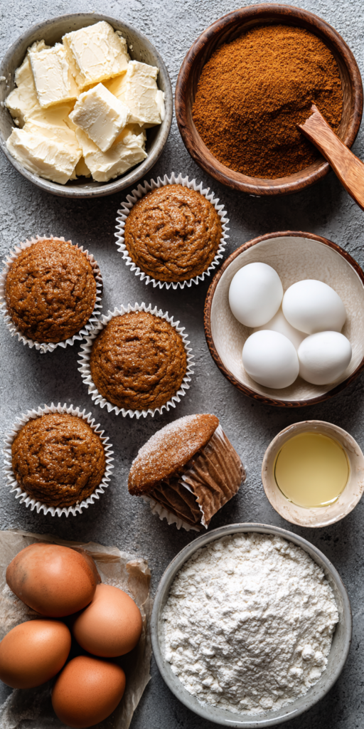 Pumpkin Spice Banana Muffins served warm with cozy spices
