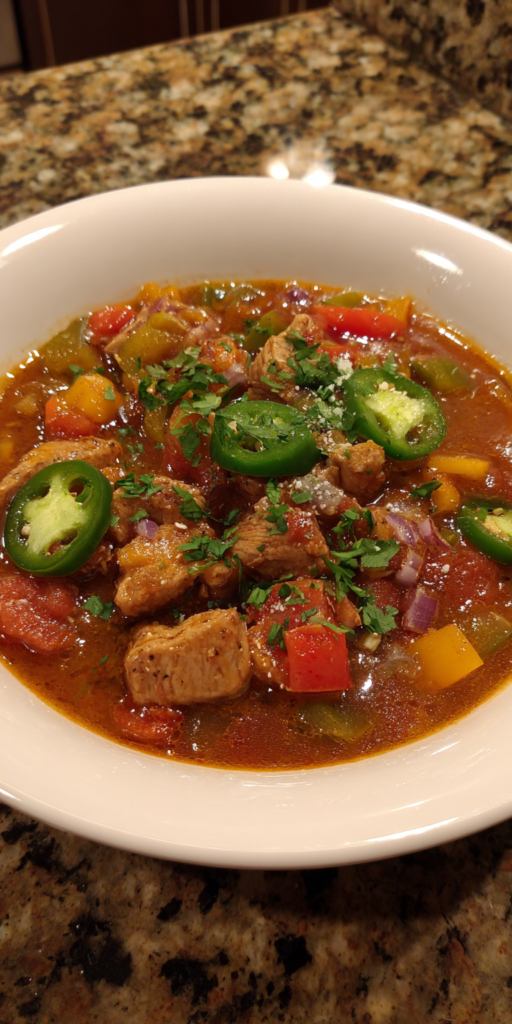 Slow Cooker Jalapeno Chicken Chili Recipe