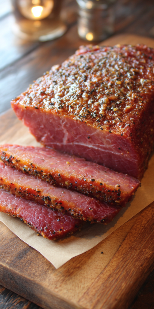 Smoked Corned Beef Brisket Recipe served warm with cozy spices