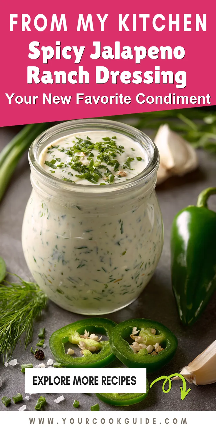 Spicy Jalapeno Ranch Dressing served warm with cozy spices