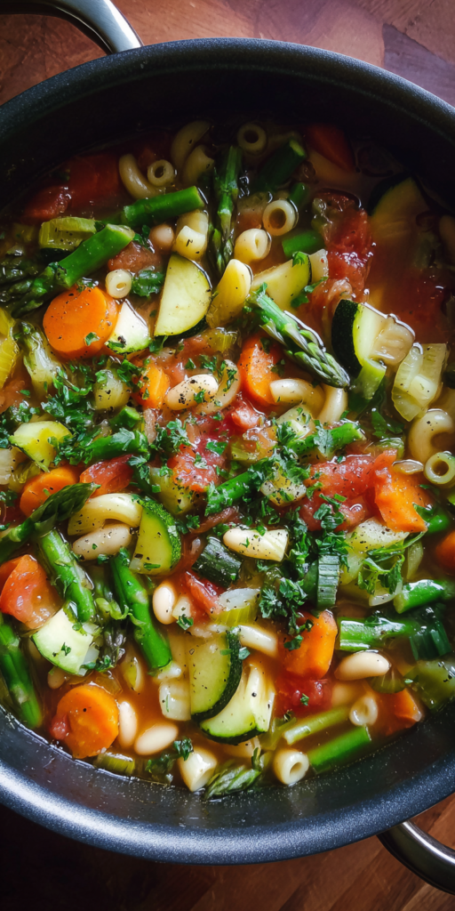 Spring Minestrone Soup Recipe