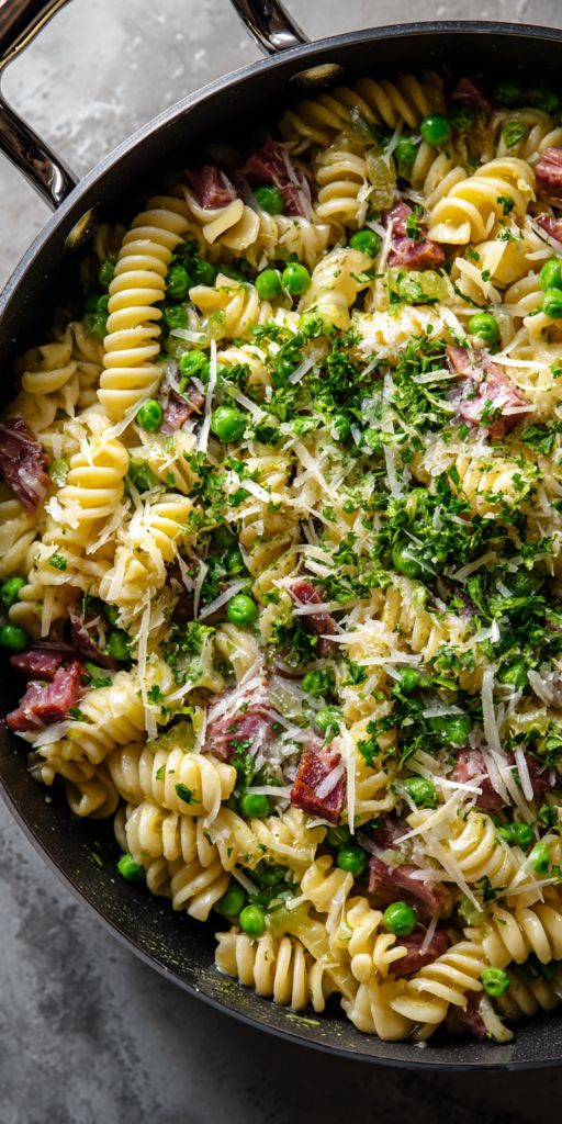 Spring Pea and Pancetta Pasta Recipe