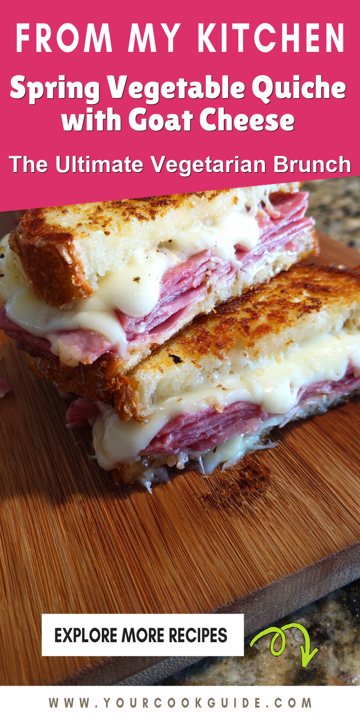 Spring Vegetable Quiche with Goat Cheese served warm with cozy spices