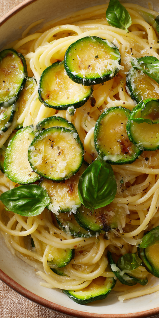 Stanley Tuccis FAVORITE Spaghetti Alla Nerano served warm with cozy spices