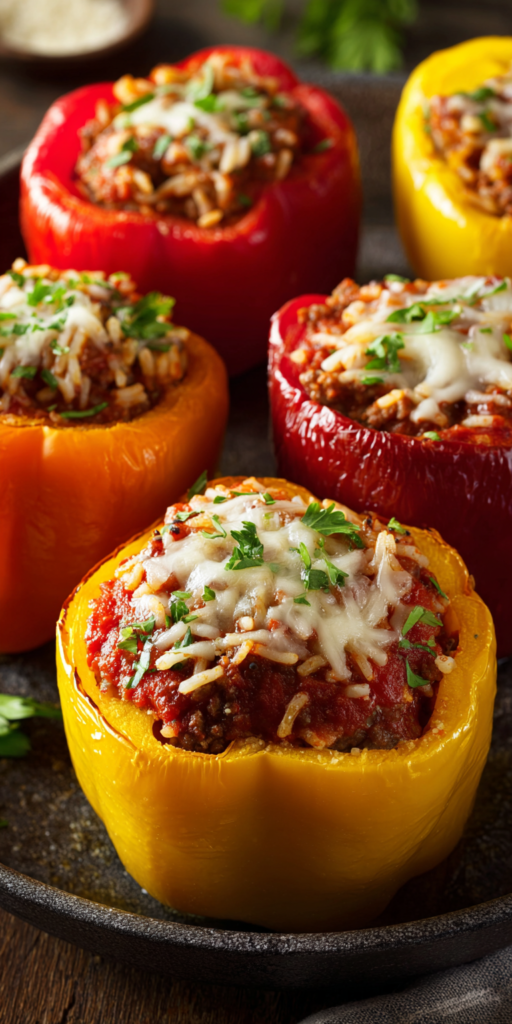 Stuffed Bell Peppers Simple Recipe
