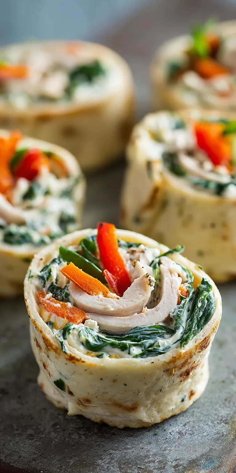 Turkey Pinwheels Healthy Food Dishes served warm with cozy spices