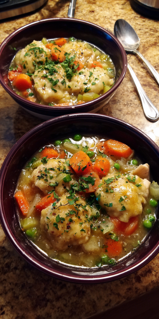 Vegetable Loaded Chicken And Dumplings Recipe