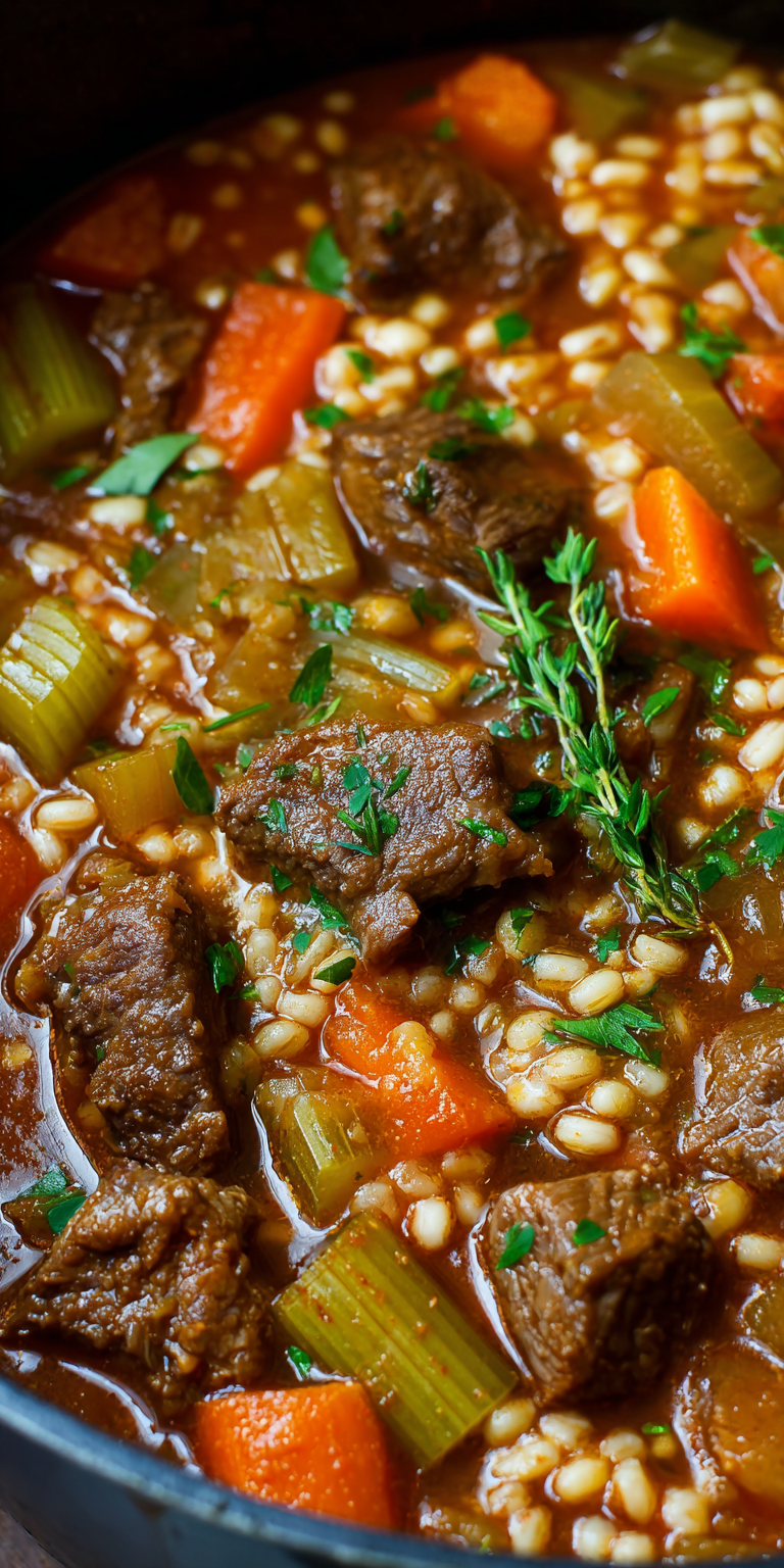 Venison Barley Soup Stew Recipes