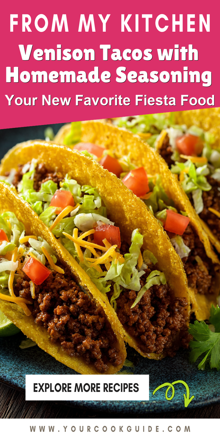 Venison Tacos with Homemade Seasoning served warm with cozy spices