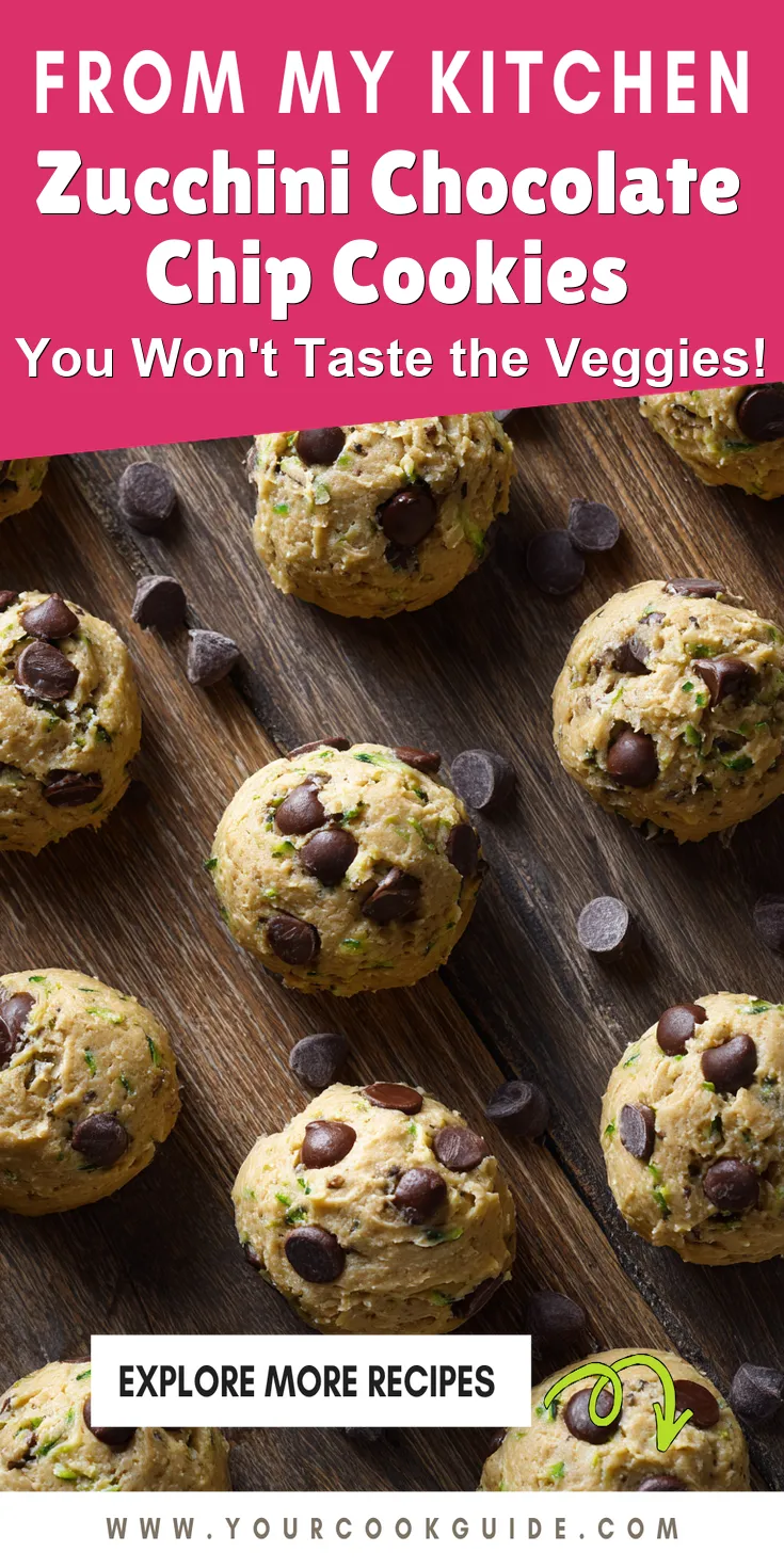 Zucchini Chocolate Chip Cookies served warm with cozy spices