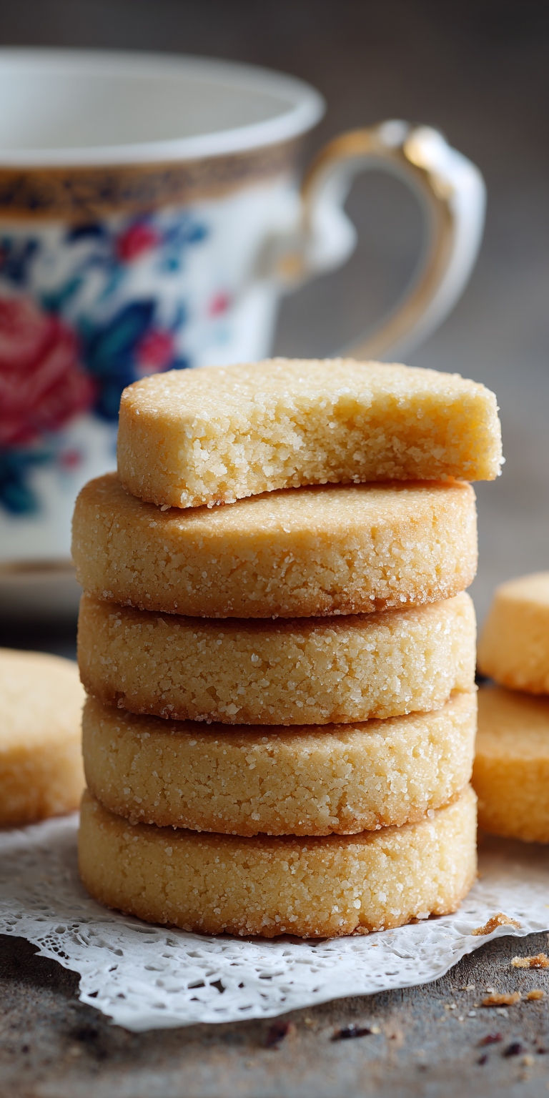 Almond Flour Shortbread Cookies served warm with cozy spices