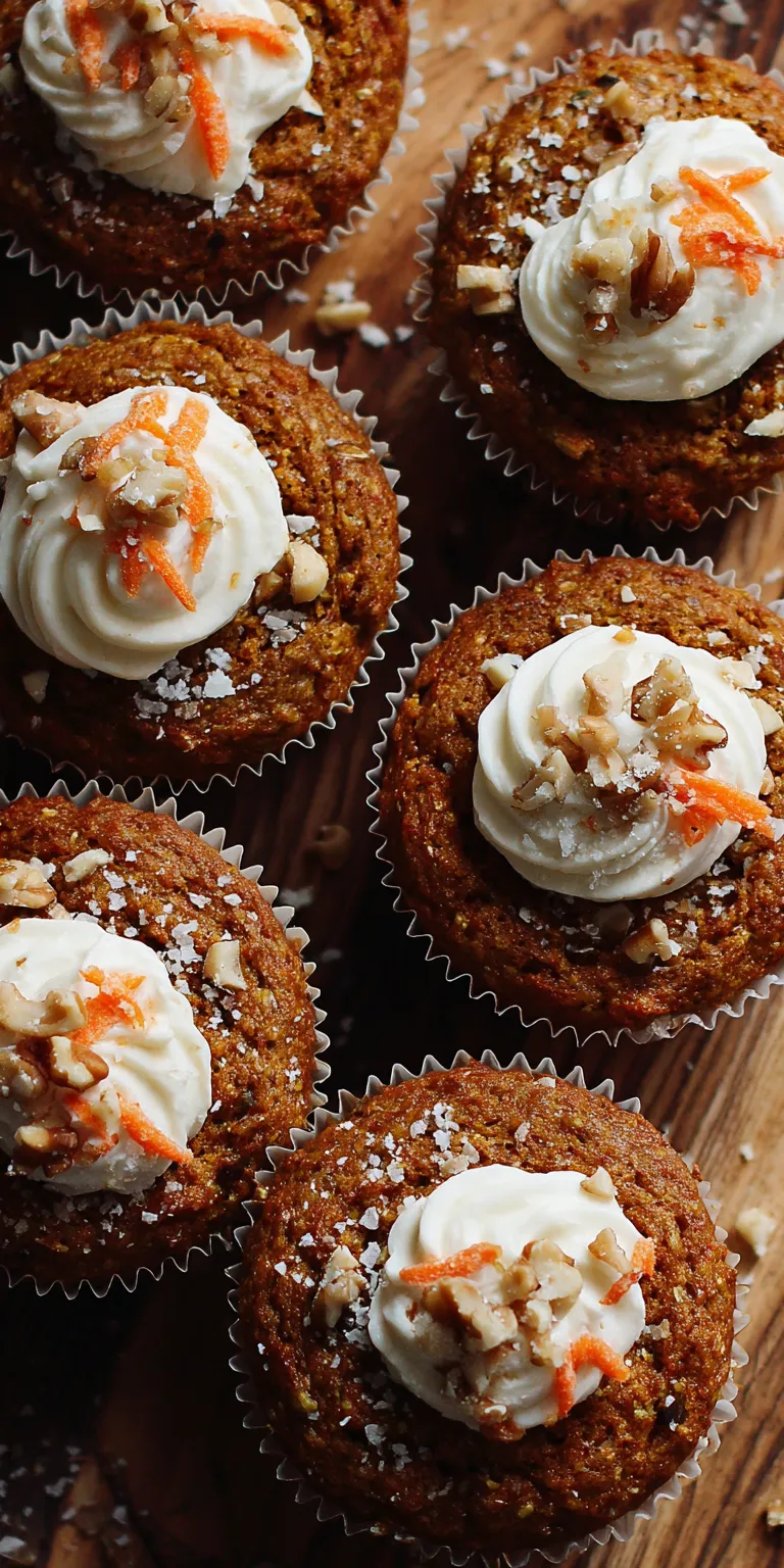 Carrot Cake Banana Muffins with Frosting served warm with cozy spices