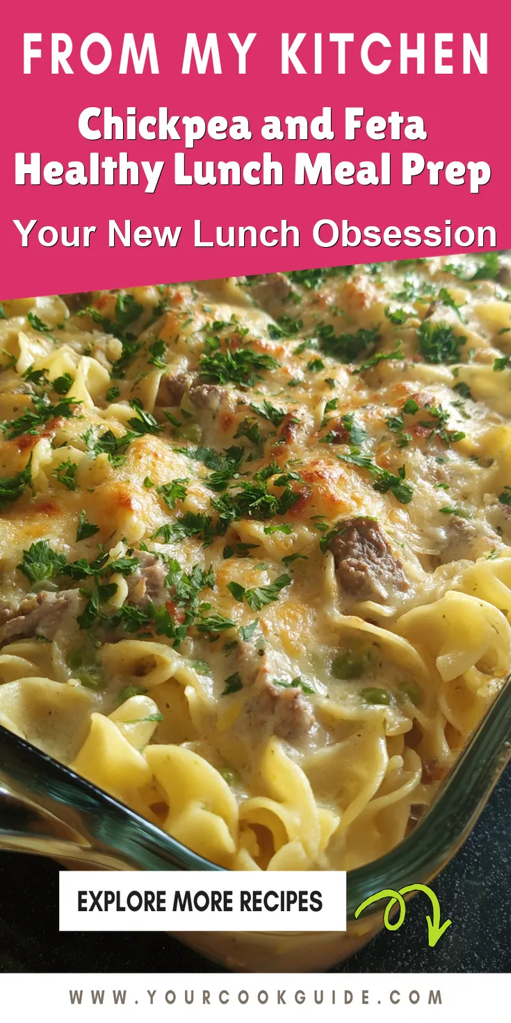 Chickpea and Feta Healthy Lunch Meal Prep served warm with cozy spices