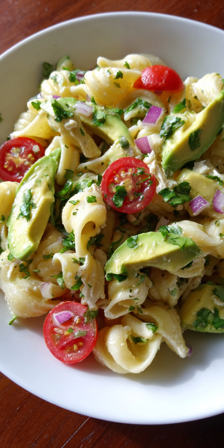 Creamy Avocado Lime Pasta Recipe