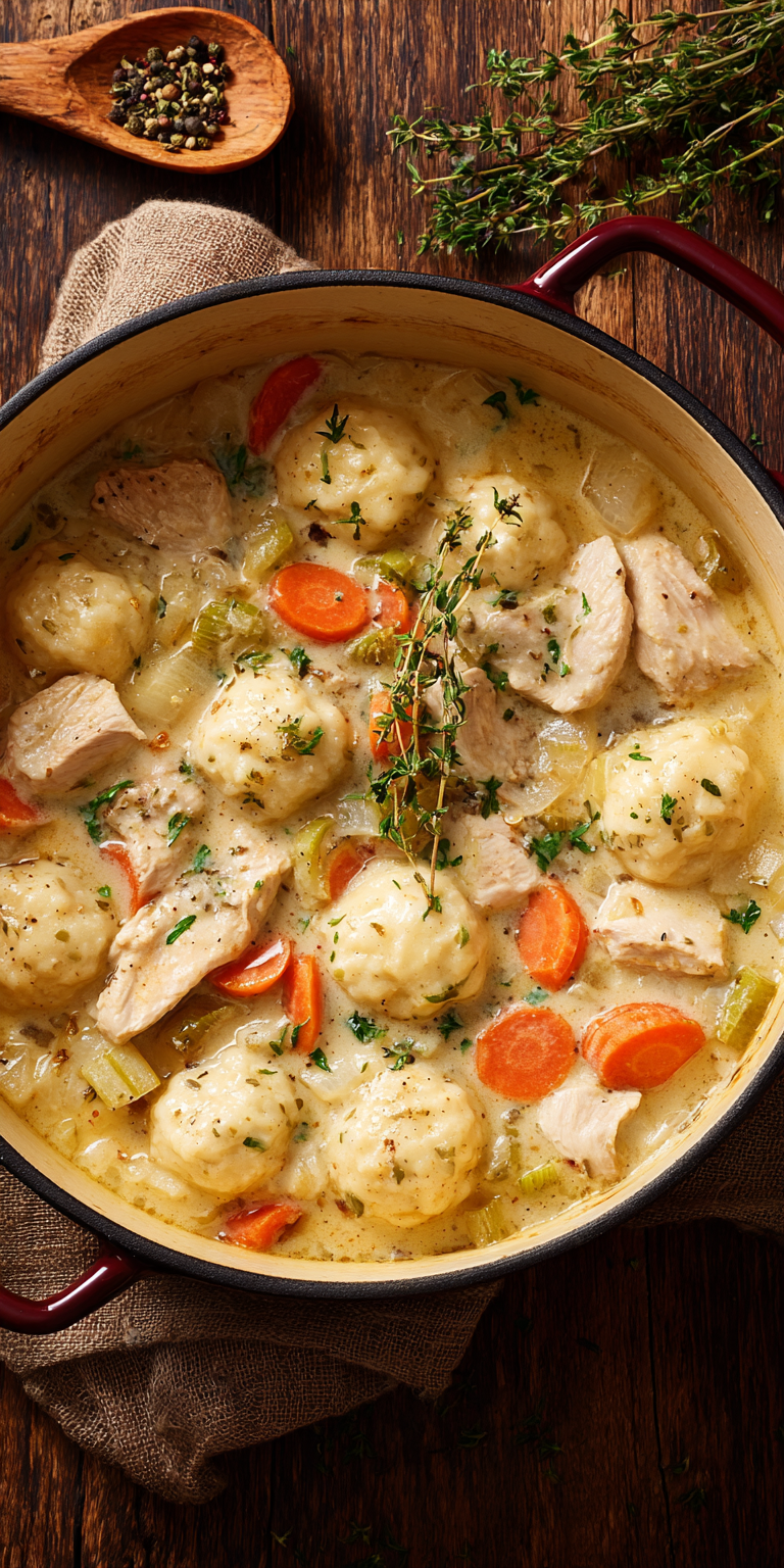 Dutch Oven Chicken And Dumplings Recipe