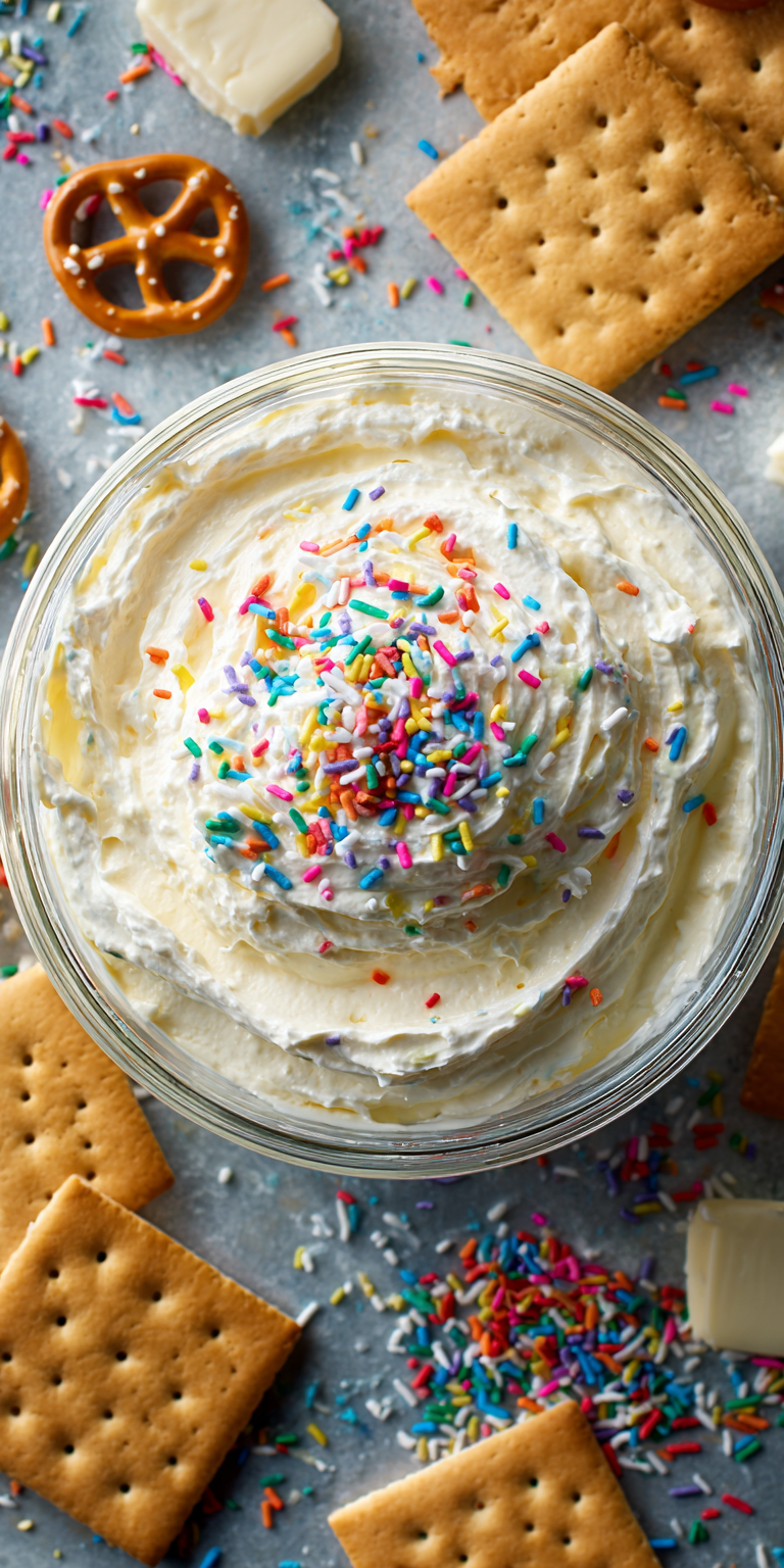 Funfetti Cake Batter Dip Dessert Recipe