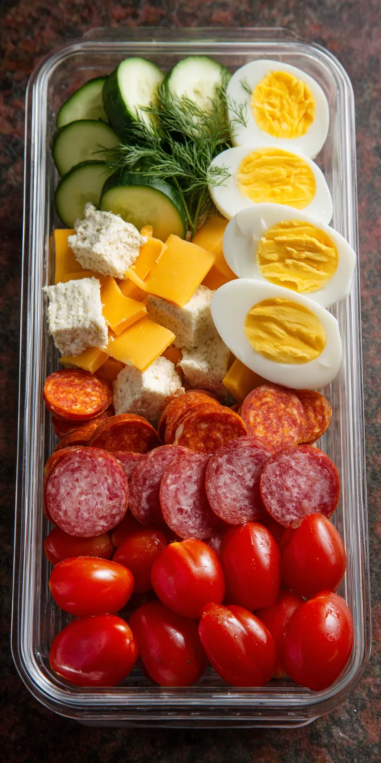 Hard Boiled Egg Box Healthy Meal Prep served warm with cozy spices