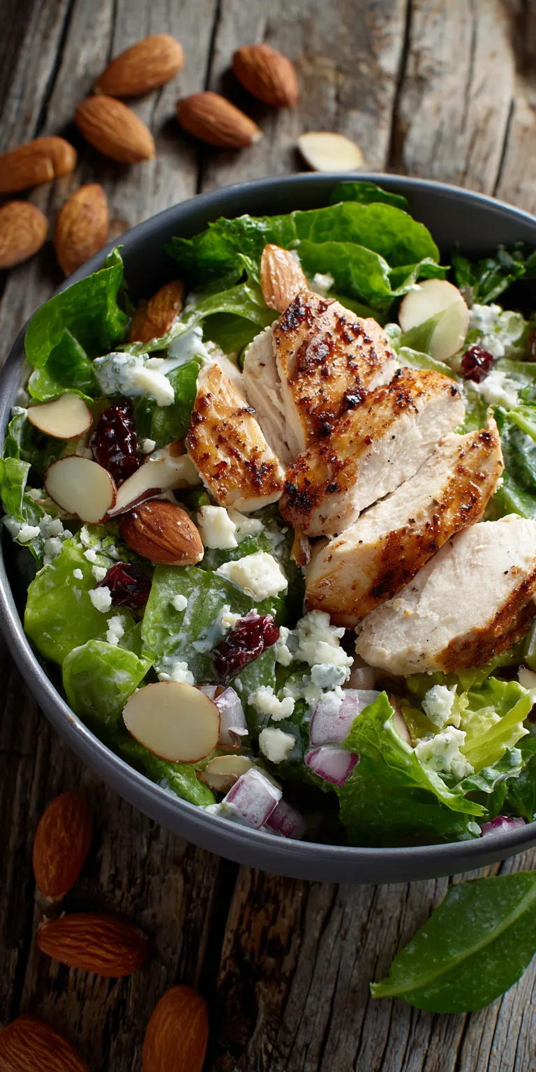 Healthy Chicken Salad for Lunch served warm with cozy spices