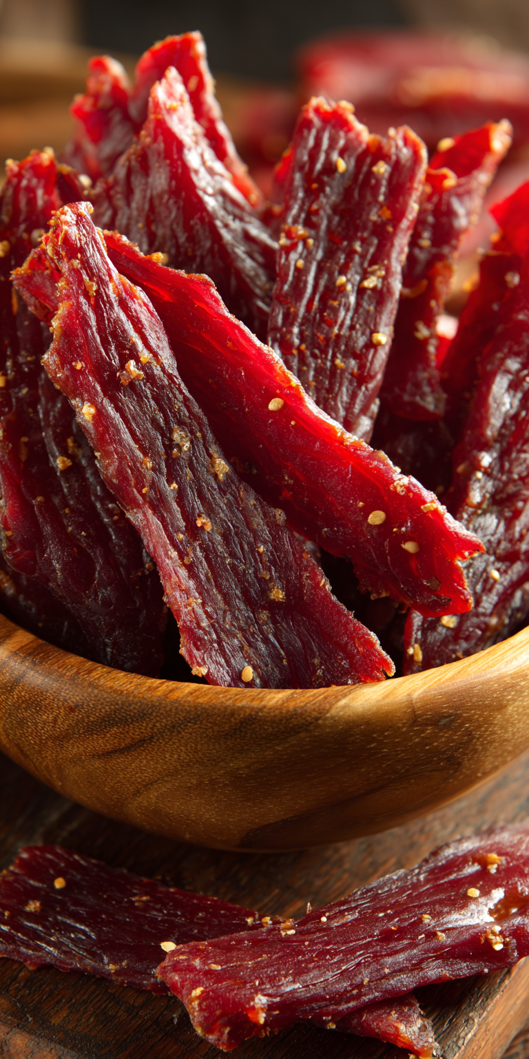 Homemade Beef Jerky High Protein Snacks Recipe