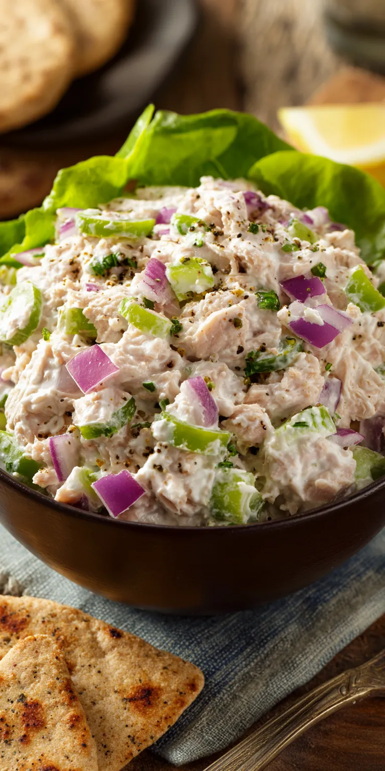 Jalapeno Tuna Salad Lunch served warm with cozy spices