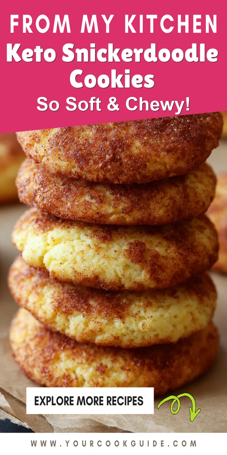 Keto Snickerdoodle Cookies served warm with cozy spices