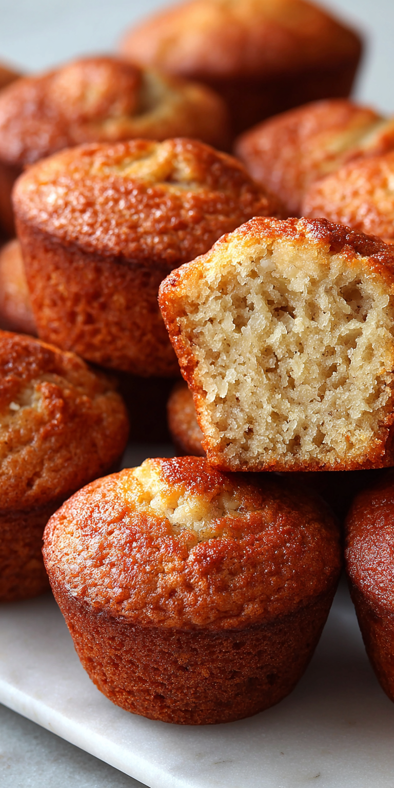 Mini Bite Sized Banana Muffins Recipe