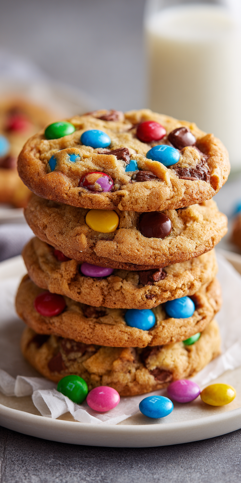 M&M Chocolate Chip Cookies Recipe