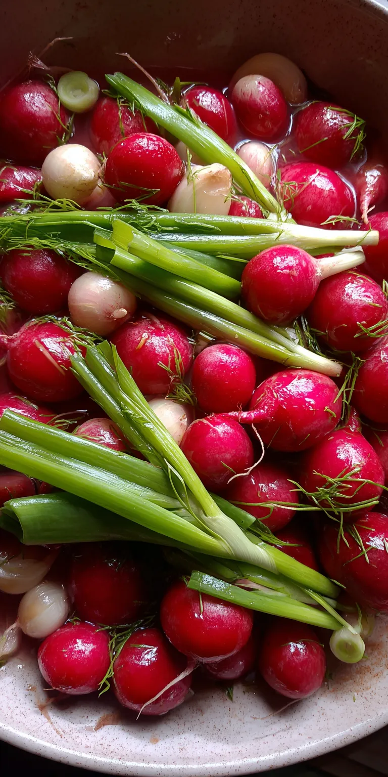 Roasted Radish Creamy Spring Soup served warm with cozy spices