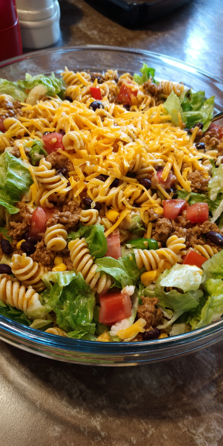 Taco Fiesta Pasta Salad 30 Minute Meals Recipe