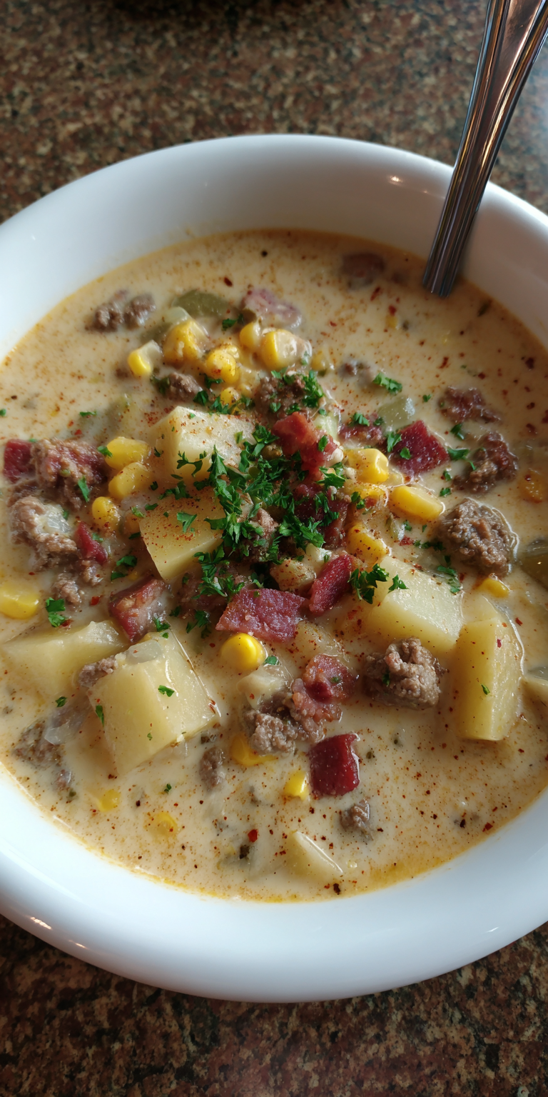 Venison Potato and Corn Chowder Recipe